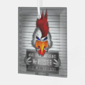 ルースター氏のオーネメント ガラスオーナメント (正面左)