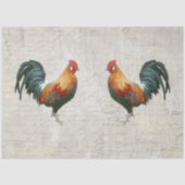 ルースター水カラースクリプト大理石テクスチャの切り離し 薄葉紙 (正面)