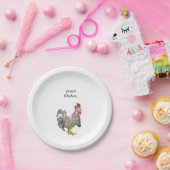 ルースター紙プレート ペーパープレート (パーティー)