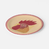 ルースター紙プレート ペーパープレート (アングル)