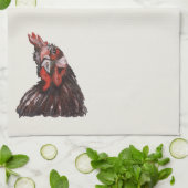 ルースター絵画ズファームハウスキッチンタオル キッチンタオル (折り畳み)