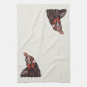 ルースター絵画ズファームハウスキッチンタオル キッチンタオル (縦)