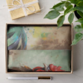 ルースター美しいデコページ紙 薄葉紙 (ギフト)