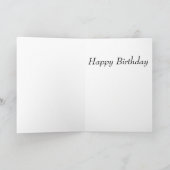 ルースター誕生日カード カード (内部)