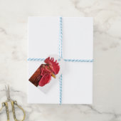 ルースター顔 ギフトタグ (より糸付き)