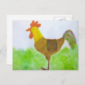 ルースター～デコロアポストカード ポストカード (正面/裏面)