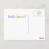 ルースター～デコロアポストカード ポストカード (裏面)