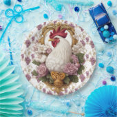 ルースター&ブスヘラルドクレスト ペーパープレート (パーティー)