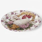 ルースター&ブスヘラルドクレスト ペーパープレート (アングル)