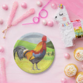 ルースター ペーパープレート (パーティー)