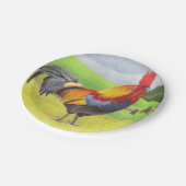 ルースター ペーパープレート (アングル)