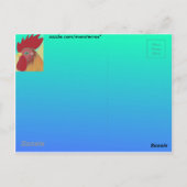 ルースター ポストカード (裏面)