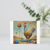 ルースター ポストカード (スタンド正面)