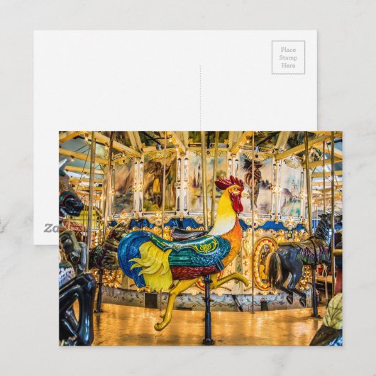 ルースター ポストカード (正面/裏面)