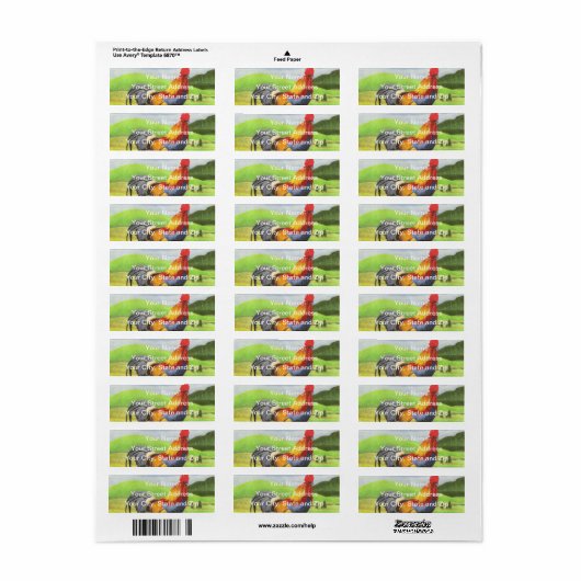 ルースター ラベル (フルシート)