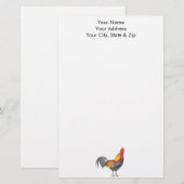 ルースター 便箋 (正面/裏面)