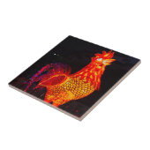 ルースター〔占星術の〕十二宮図シンボルランタン タイル (側面)