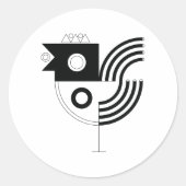 ルースター〔占星術の〕十二宮図 ラウンドシール (正面)