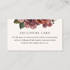 ルースチック オータム ブランチ エンクロージャー カード