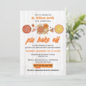 ルースティックな焼き物大会 フレンドギビング パンプキンパイ 招待状 (スタンド正面)