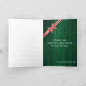 🎄ルースティッククリスマス　パーカー ポッセ バーンワッド カード (内部)