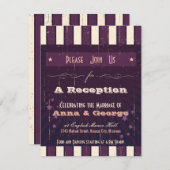 ルースティックポスター:アブガルネの夢 受付のみ 招待状 (正面/裏面)