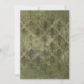 ルースティック・ウッドランド 大人のハロウィンパーティ 招待状 (裏面)