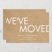 ルースティック クラフト ご住所変更のお知らせ 新しい住所のお知らせ (正面/裏面)