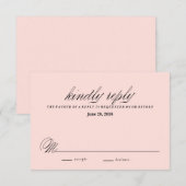 ルースティック クラフト カスケーディング フラワーズ レスポンス カード (正面/裏面)