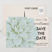 ルースティック スクッレント セーブ・ザ・デート (正面/裏面)