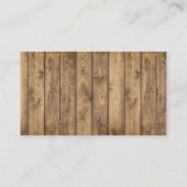 ルースティック デイジー ベイビー シャワー ブック ラッフル チケット エンクロージャーカード (裏面)