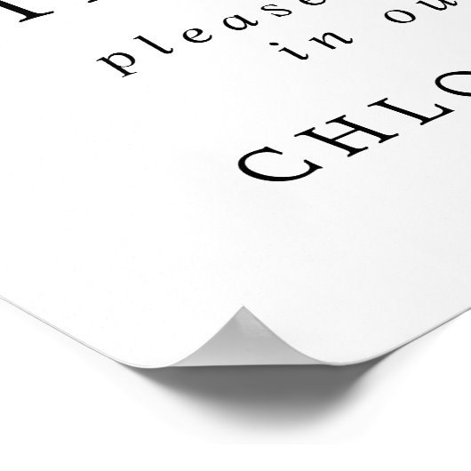 ルースティック パープル フラワー ウェディング フォトブース サイン (角)