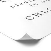 ルースティック パープル フラワー ウェディング フォトブース サイン (角)