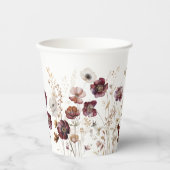 ルースティック フォール ワイルドフラワーズ 紙コップ (正面)