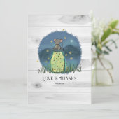 ルースティック マウス ホタル メイソンジャー サンキューカード (スタンド正面)