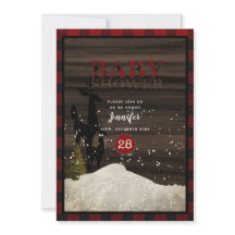 ルースティック・ランバーフジャック・バフアロープレイド・スタッグ・ベイビーシャワー