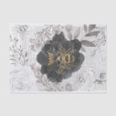 ルースティック ヴィンテージ ハニービー & フローラル ローズ デコパージュ 薄葉紙 (正面)