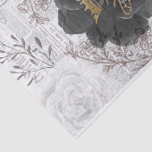 ルースティック ヴィンテージ ハニービー & フローラル ローズ デコパージュ 薄葉紙 (詳細)