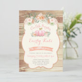 ルースドハロウィン誕生日招待状 ラスティックハロウィンパーティー 招待状 (スタンド正面)