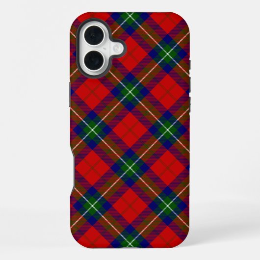ルースヴン タータン 赤 緑 青 プラッド iPhoneケース (裏面)