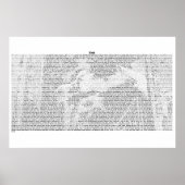 ルース書(完全KJV文字) ポスター (正面)