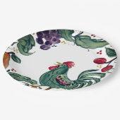 ルース素朴ター&フルーツトスカカラフルンファームハウス ペーパープレート (アングル)