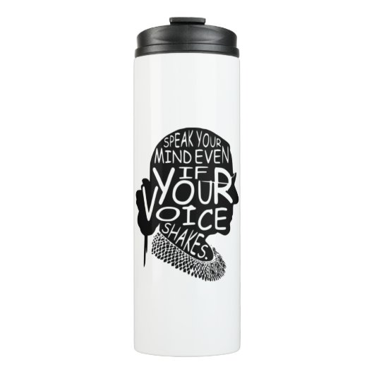 ルース話バダーの心ももし声がシャク タンブラー (正面)