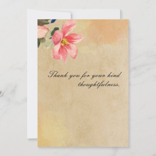 ルース1:8主があなたがたを親切にしてくれたことに対して、主はあなたがたを報い給え。 サンキューカード (裏面)