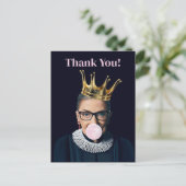 ルース・ギンズバーグ ピンクのガム クラウンありがとう! ポストカード (スタンド正面)