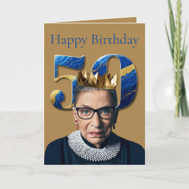 ルース・ギンズバーグ 誕生日おめでとう 50歳 カード