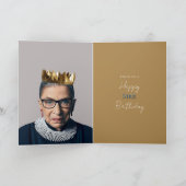ルース・ギンズバーグ 誕生日おめでとう 50歳 カード (内部)