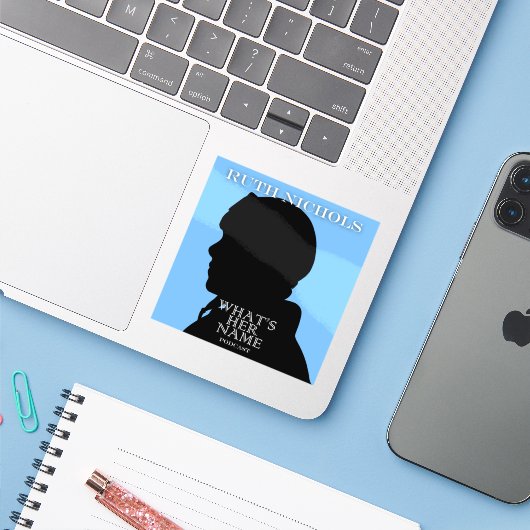 ルース・ニコルズ シール (ノートパソコンとiPhone)