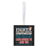 ルース・バダー・ギンズバーグが他の人々を導いて君に加わる キューブオーナメント (右)