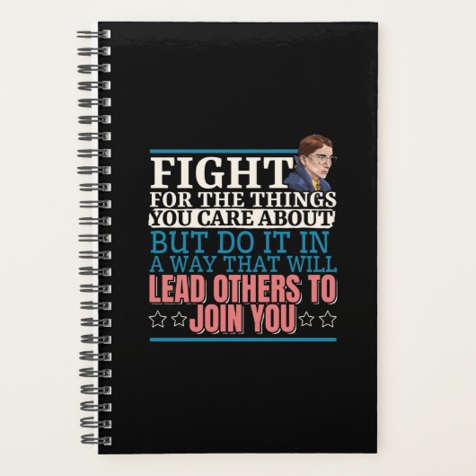 ルース・バダー・ギンズバーグが他の人々を導いて君に加わる プランナー手帳 (正面)